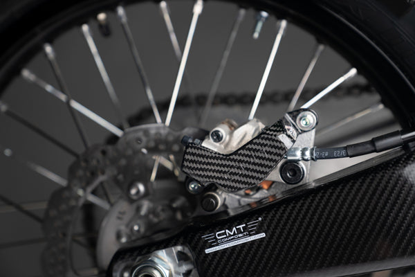 CMT Compositi Carbon Rear Brake Caliper Guard | Kawasaki KXF 450 / Multi-Model | 000702