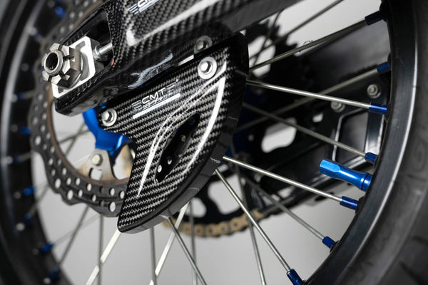 CMT Compositi Carbon Rear Brake Disc Guard | Kawasaki KXF 450 / Multi-Model | 000703