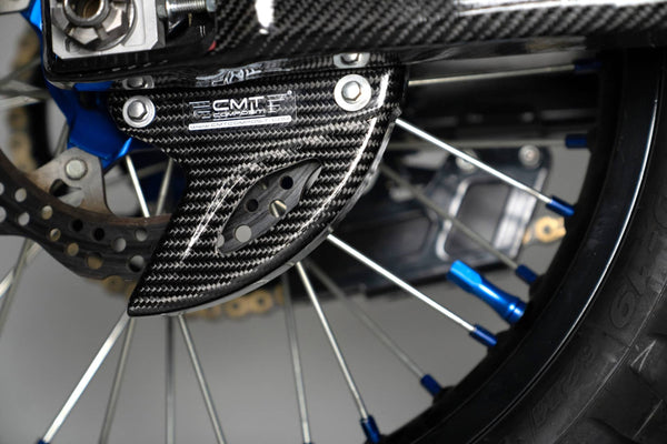 CMT Compositi Carbon Rear Brake Disc Guard | Kawasaki KXF 450 / Multi-Model | 000703