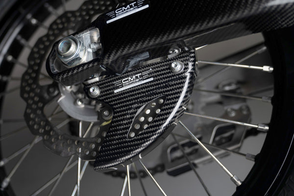 CMT Compositi Carbon Rear Brake Disc Guard | Kawasaki KXF 450 / Multi-Model | 000703