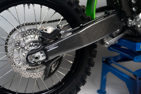 CMT Compositi Carbon Rear Brake Disc Guard | Kawasaki KXF 450 / Multi-Model | 000703