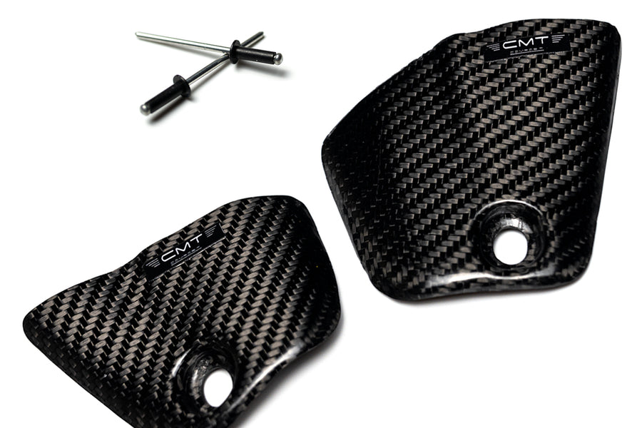 CMT Compositi Carbon Rear Side Panel Guards | Kawasaki KXF 450 / Kawasaki KXF 250 | 000727