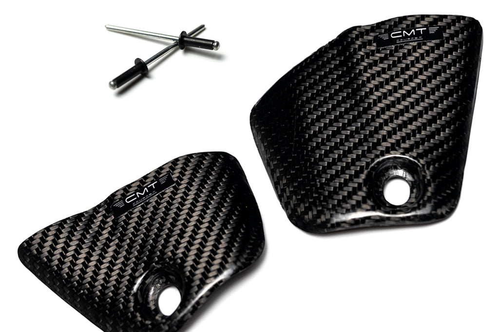 CMT Compositi Carbon Rear Side Panel Guards | Kawasaki KXF 450 / Kawasaki KXF 250 | 000727