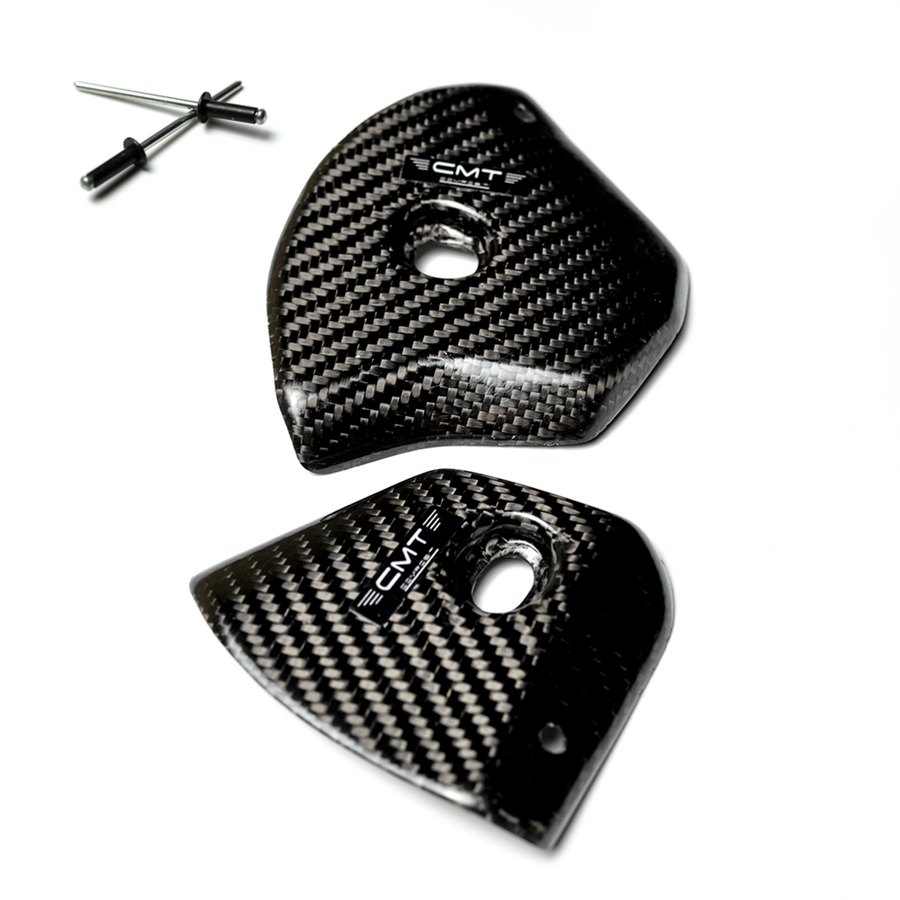 CMT Compositi Carbon Rear Side Panel Guards | Kawasaki KXF 250 / Multi-Model | 000744