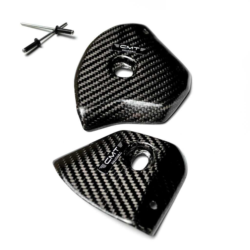 CMT Compositi Carbon Rear Side Panel Guards | Kawasaki KXF 250 / Multi-Model | 000744