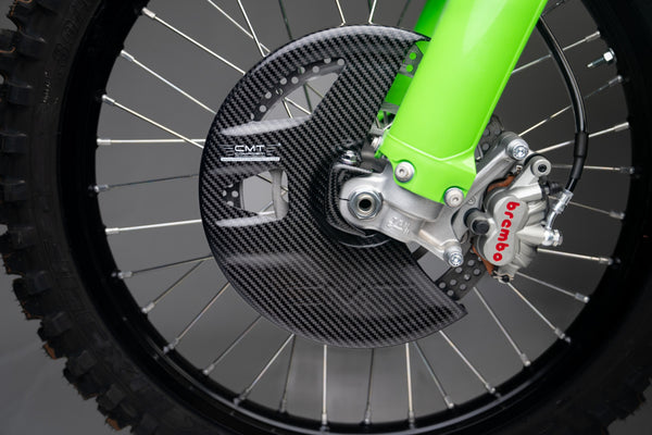 CMT Compositi Carbon Front Brake Disc Guard 270mm | Kawasaki KXF 250 / Multi-Model | 000749