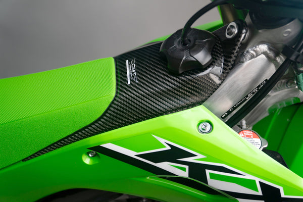 CMT Compositi Carbon Fuel Tank Cover | Kawasaki KXF 250 / Multi-Model | 000756