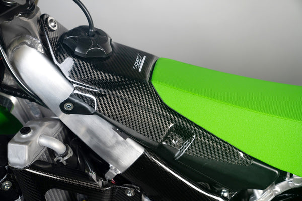 CMT Compositi Carbon Fuel Tank Cover | Kawasaki KXF 250 / Multi-Model | 000756
