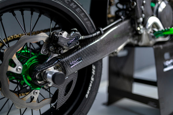 CMT Compositi Carbon Swingarm Guards | Kawasaki KXF 250 / Multi-Model | 000758