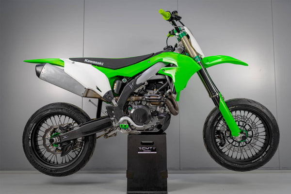 CMT Compositi Carbon Frame Guards | Kawasaki KXF 250 / Multi-Model | 000759
