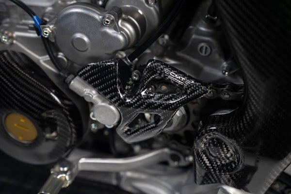 CMT Compositi Carbon Front Sprocket Guard | Kawasaki KXF 250 / Multi-Model | 000760