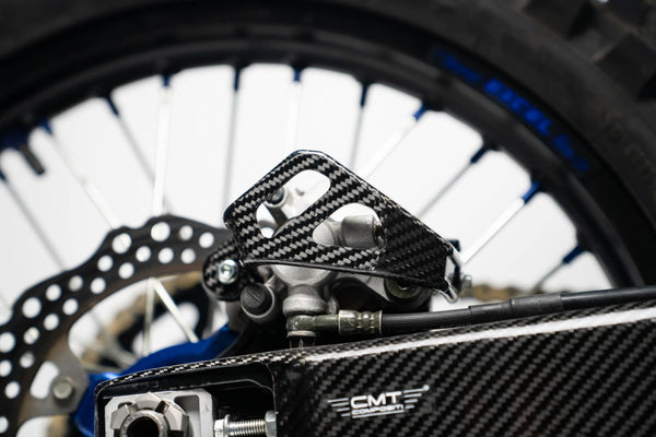 CMT Compositi Carbon Rear Brake Caliper Guard | Kawasaki KX 250 | 000780