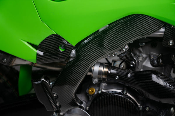 CMT Compositi Carbon Frame Guards | Kawasaki KXF 450 / Multi-Model | 000785