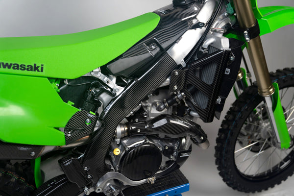 CMT Compositi Carbon Exhaust Heat Guard | Kawasaki KXF 450 | 000787