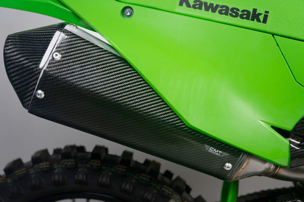 CMT Compositi Carbon Exhaust Heat Guard | Kawasaki KXF 450 | 000788