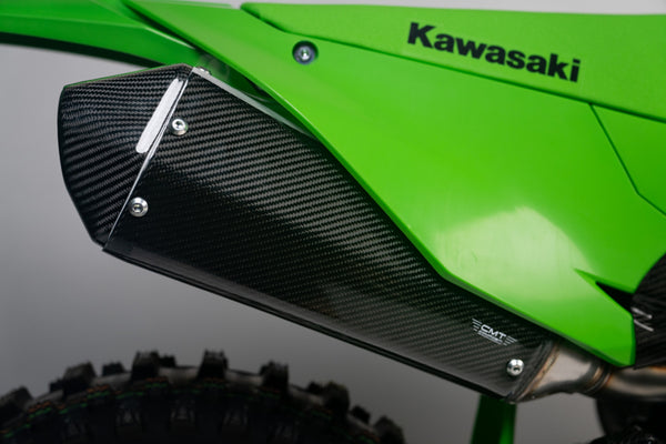 CMT Compositi Carbon Exhaust End Cap Guard | Kawasaki KXF 450 | 000789