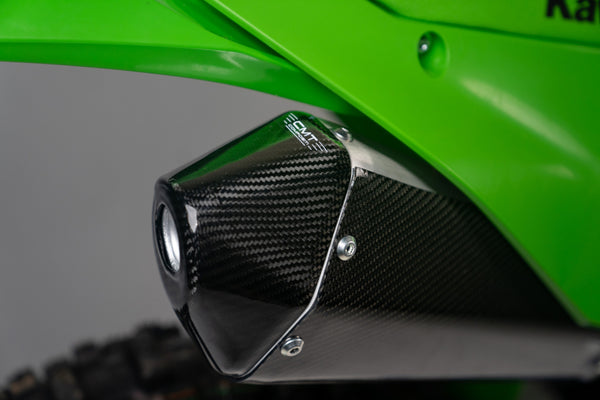 CMT Compositi Carbon Exhaust End Cap Guard | Kawasaki KXF 450 | 000789