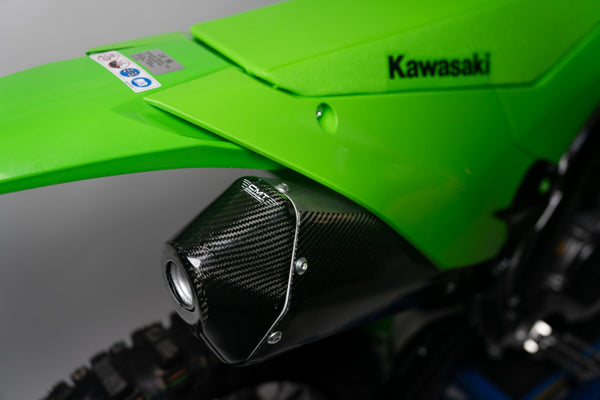 CMT Compositi Carbon Exhaust End Cap Guard | Kawasaki KXF 450 | 000789