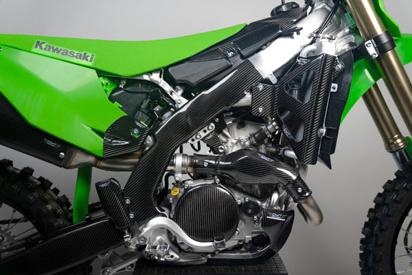 CMT Compositi Carbon Radiator Brace Kit | Kawasaki KXF 450 / Multi-Model | 000790