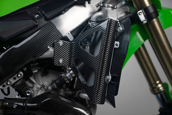 CMT Compositi Carbon Radiator Brace Kit | Kawasaki KXF 450 / Multi-Model | 000790