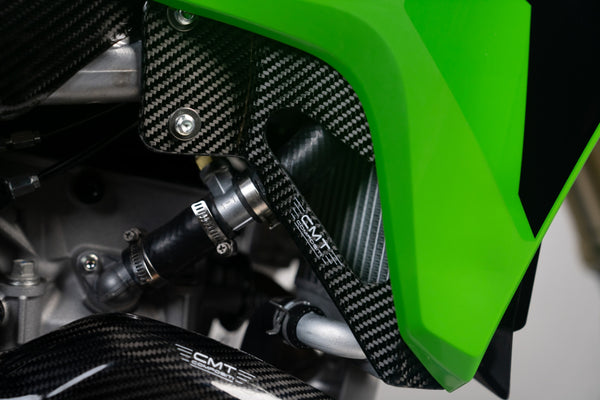 CMT Compositi Carbon Radiator Brace Kit | Kawasaki KXF 450 / Multi-Model | 000790