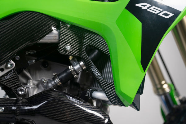 CMT Compositi Carbon Radiator Brace Kit | Kawasaki KXF 450 / Multi-Model | 000790