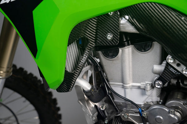 CMT Compositi Carbon Radiator Brace Kit | Kawasaki KXF 450 / Multi-Model | 000790