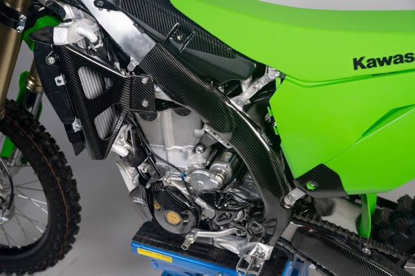 CMT Compositi Carbon Radiator Brace Kit | Kawasaki KXF 450 / Multi-Model | 000790