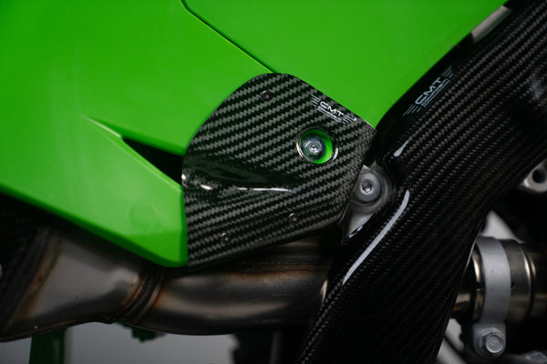 CMT Compositi Carbon Rear Side Panel Guards | Kawasaki KXF 450 / Multi-Model | 000792
