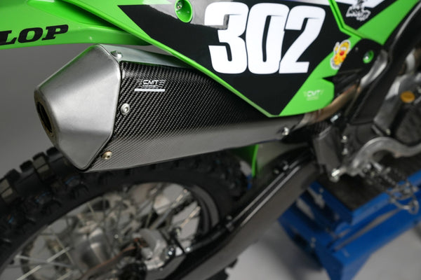 CMT Compositi Carbon Exhaust Heat Guard | Kawasaki KXF 250 / Kawasaki KX 250 X | 000793