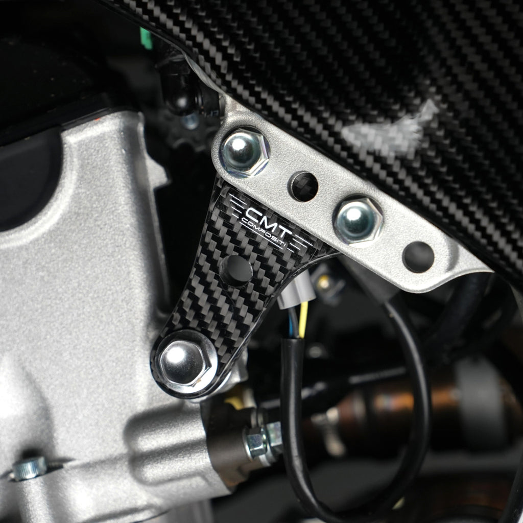 CMT Compositi Carbon Engine Mounts | Kawasaki KXF 250 / Kawasaki KX 250 X | 000794