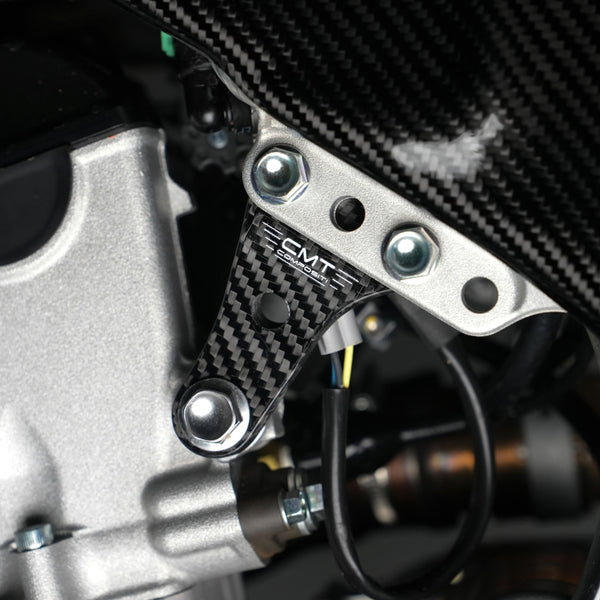 CMT Compositi Carbon Engine Mounts | Kawasaki KXF 250 / Kawasaki KX 250 X | 000794
