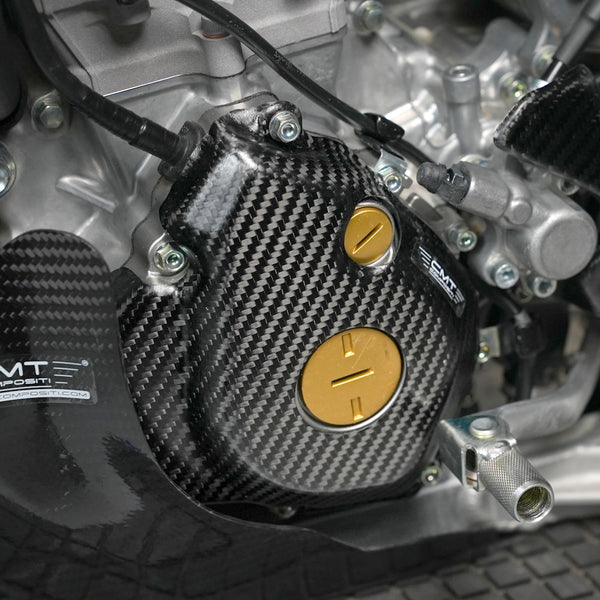 CMT Compositi Carbon Ignition Cover Guard | Kawasaki KXF 250 / Kawasaki KX 250 X | 000795