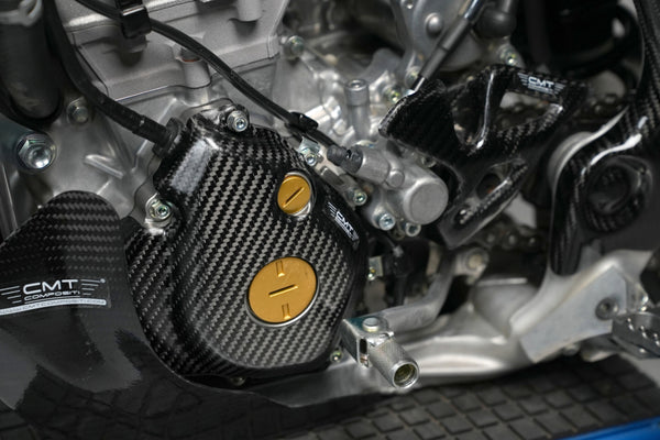CMT Compositi Carbon Ignition Cover Guard | Kawasaki KXF 250 / Kawasaki KX 250 X | 000795