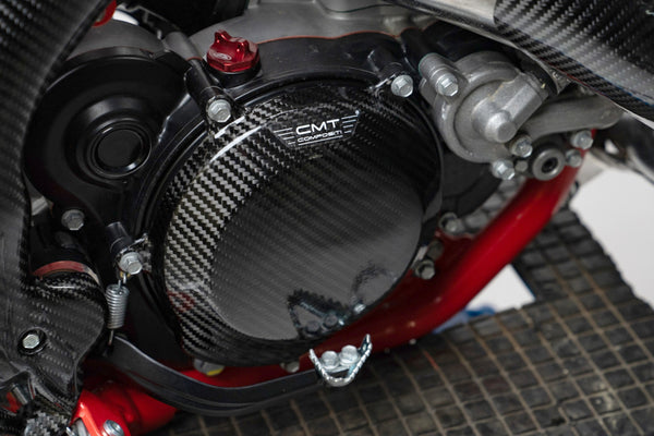 CMT Compositi Carbon Clutch Cover Guard | Beta RR 2t 300 / Multi-Model | 000906