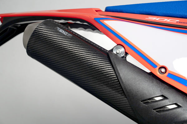 CMT Compositi Carbon Exhaust Heat Guard | Beta RR 2t 250 / Multi-Model | 000921