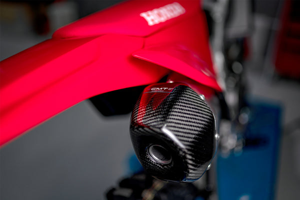 CMT Compositi Carbon Exhaust End Cap Guard | Honda CRF 450 R / Multi-Model | 001005