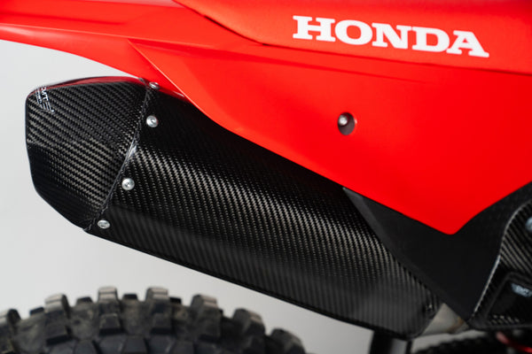 CMT Compositi Carbon Exhaust End Cap Guard | Honda CRF 450 R / Multi-Model | 001005