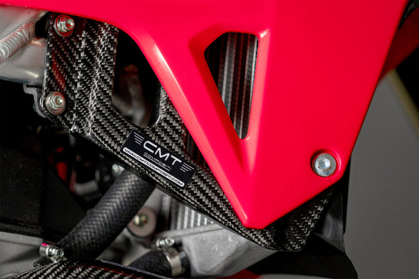 CMT Compositi Carbon Radiator Brace Kit | Honda CRF 450 R / Multi-Model | 001009