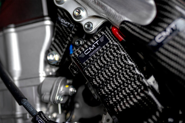 CMT Compositi Carbon Lithium Battery Holders | Honda CRF 450 R / Multi-Model | 001015