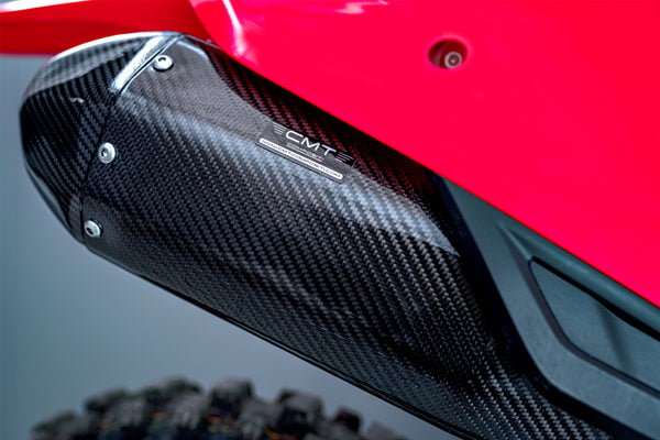 CMT Compositi Carbon Exhaust Heat Guard | Honda CRF 450 R / Multi-Model | 001016