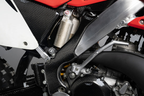 CMT Compositi Carbon Frame Guards | Honda CR 250 / Honda CR 125 | 001022