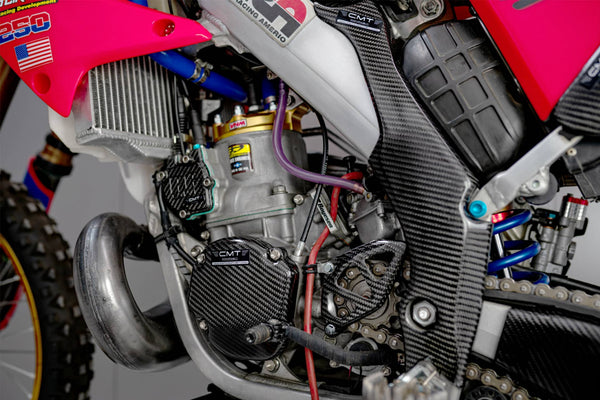 CMT Compositi Carbon Frame Guards | Honda CR 250 / Honda CR 125 | 001022