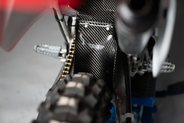 CMT Compositi Carbon Rear Shock Guard | Honda CR 250 / Honda CR 125 | 001025