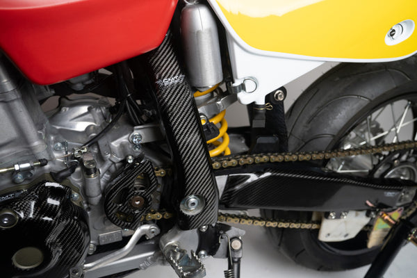 CMT Compositi Carbon Frame Guards | Honda XR 650 R | 001043