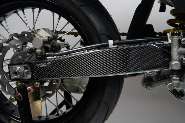 CMT Compositi Carbon Swingarm Guards | Honda XR 650 R | 001044