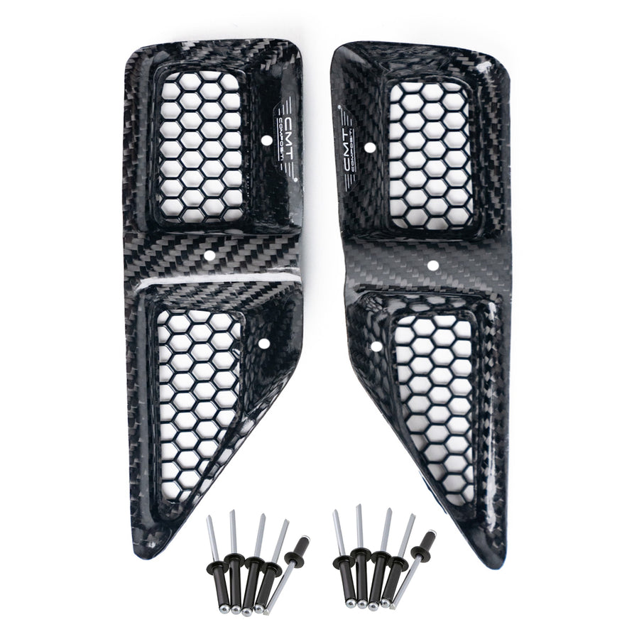 CMT Compositi Carbon Radiator Brace Kit | Honda CRF 250 R / Multi-Model | 001056