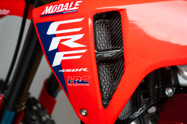 CMT Compositi Carbon Radiator Brace Kit | Honda CRF 250 R / Multi-Model | 001056