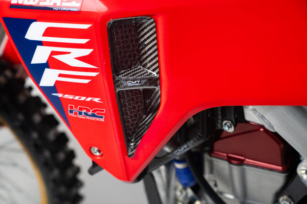 CMT Compositi Carbon Radiator Brace Kit | Honda CRF 250 R / Multi-Model | 001056