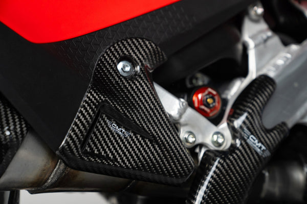 CMT Compositi Carbon Rear Side Panel Guards | Honda CRF 250 R / Multi-Model | 001059